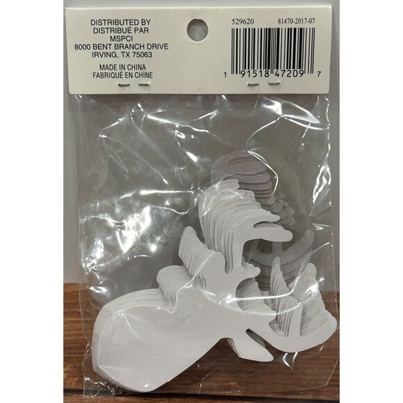 Recollections Christmas Glitter Stickers 24 Pc Silver & Gold Deer Head 529620 - Picture 4 of 4
